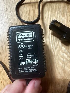 Fisher-Price Power Wheels Charger - Black 12 volt